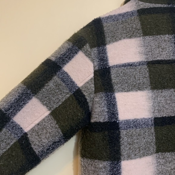 Madewell | Belrose Cassel Plaid Buffalo Check Wool Blend Lined Jacket Shacket XS - Picture 16 of 17